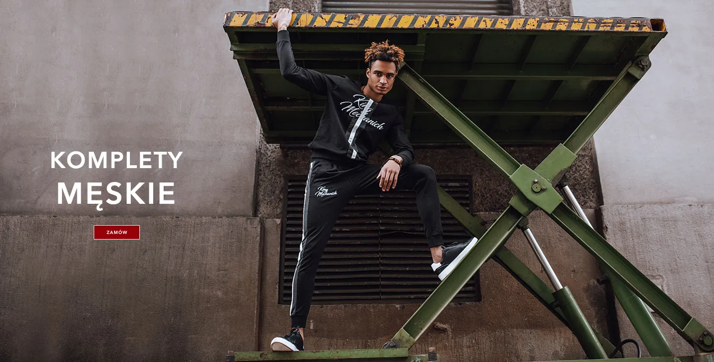 Modne komplety męskie online