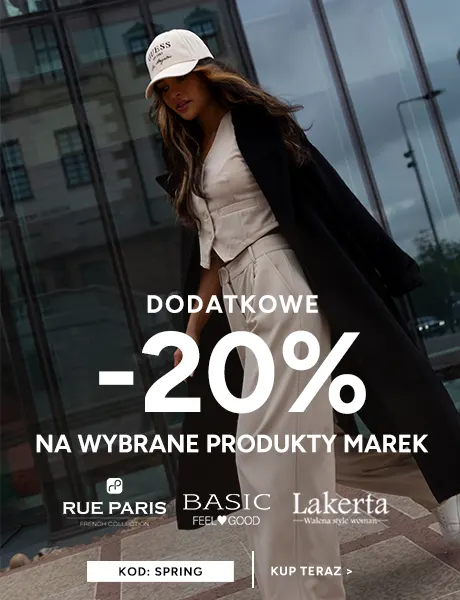 Extra 20% na wybrane marki z kodem SPRING - Tylko w eButik.pl