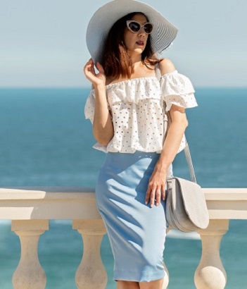 Falbany - ubrania z modnym zdobieniem