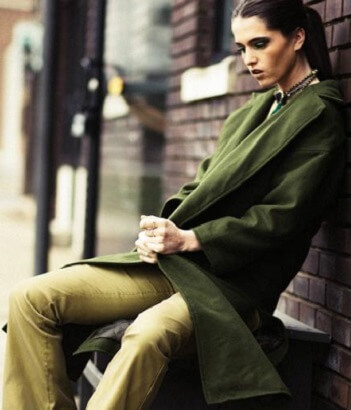 Ubrania damskie khaki