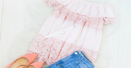 KOBIECE BLUZKI KORONKOWE