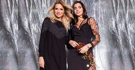 ZIMOWE STYLIZACJE Z SUKIENKAMI