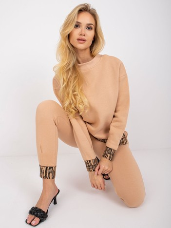 Beżowy komplet dresowy Oslo