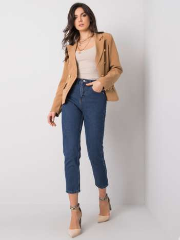 Ciemnoniebieskie jeansy damskie Sadie RUE PARIS