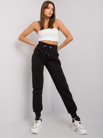 Czarne damskie spodnie dresowe Niki