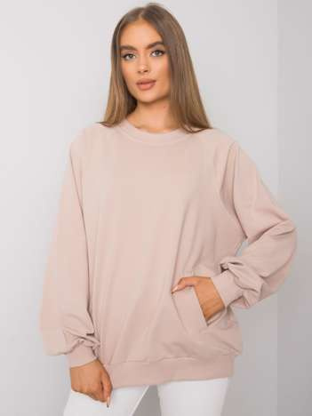 Jasnobeżowa bluza z kieszeniami Gaelle RUE PARIS