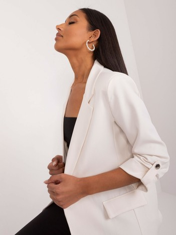 Ecru marynarka z podszewką OCH BELLA