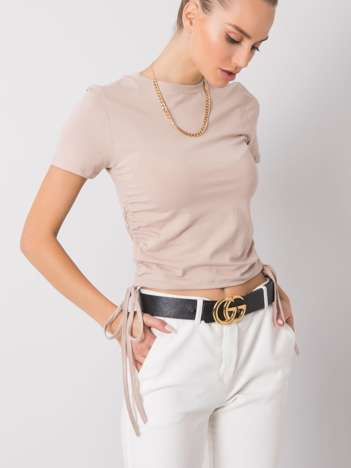 Beżowy t-shirt Rossa