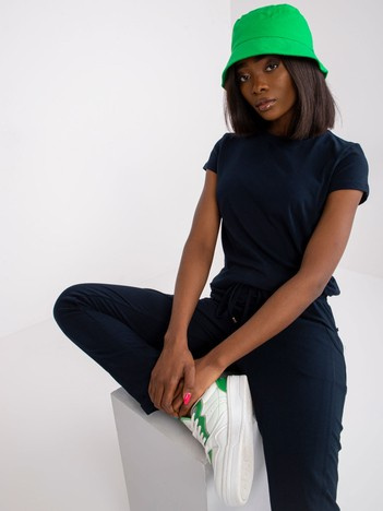 Granatowy t-shirt Peachy