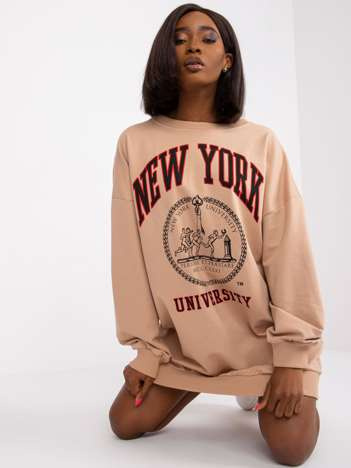 Beżowa dresowa bluza oversize Isla