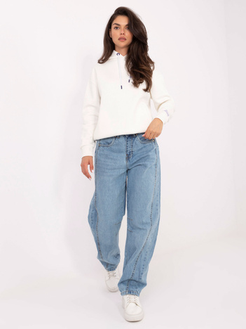Jasnoniebieskie jeansy typu balloon fit SUBLEVEL