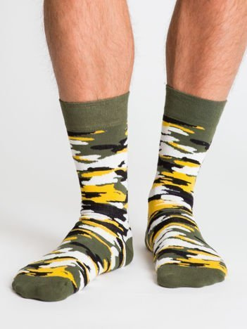 Skarpety męskie we wzory zestaw 3 szt.