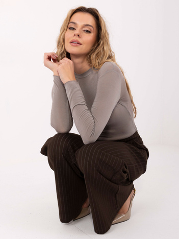 Fango cienka bluzka z okrągłym dekoltem