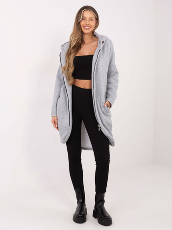 Szara melanżowa bluza Tina RUE PARIS