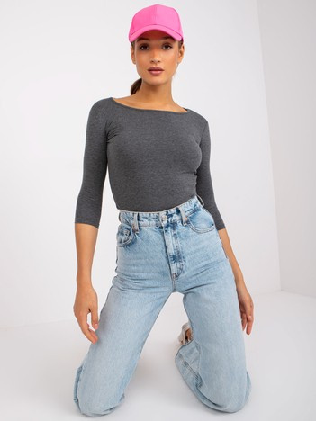 Ciemnoszara bluzka Mona