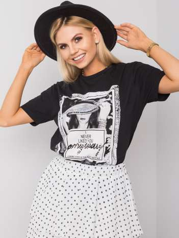 Czarny t-shirt Alessia