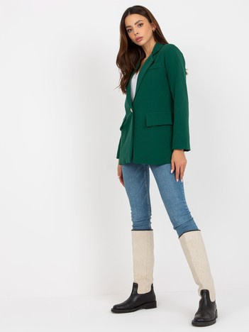 Ciemnozielona elegancka marynarka od garnituru Veracruz