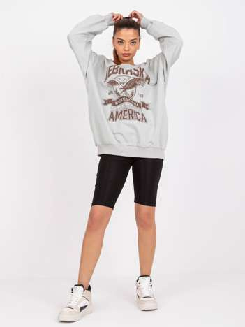 Szara bluza dresowa oversize Patricia