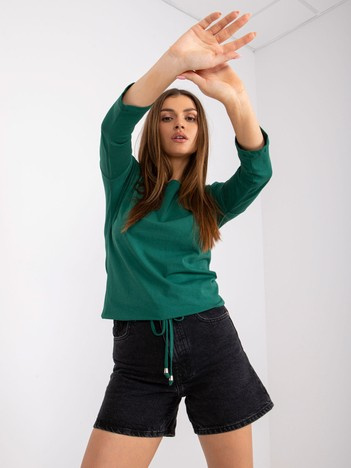 Ciemnozielona bluzka Fiona