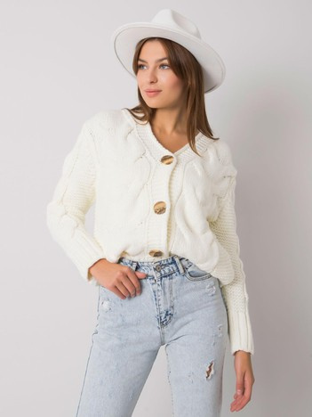 Ecru sweter na guziki Louissine RUE PARIS