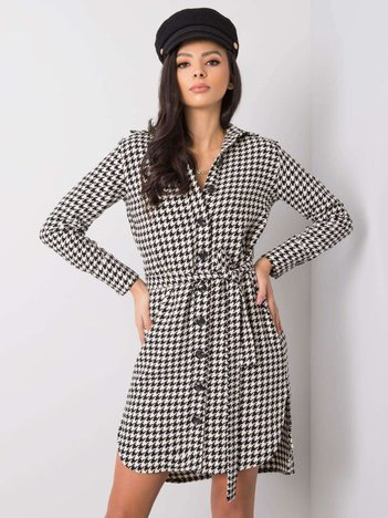 Czarno-biała sukienka Cande