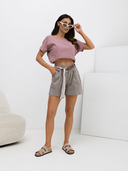 Fango letnie szorty z zakładkami