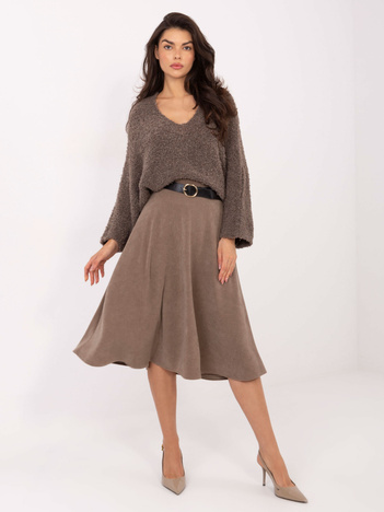 Fango spódnica o prążkowanej fakturze RUE PARIS