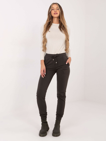 Ciemne khaki spodnie Faster