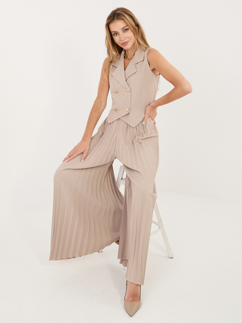 Fango elegancki komplet z szerokimi spodniami