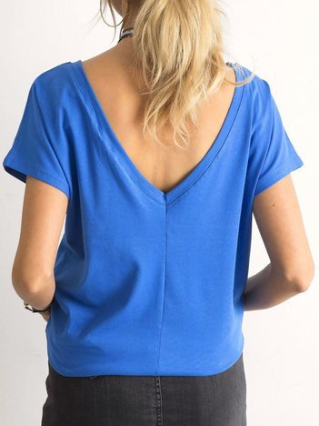 Niebieski t-shirt Fire