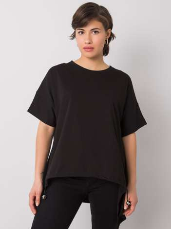 Czarny t-shirt Alena RUE PARIS
