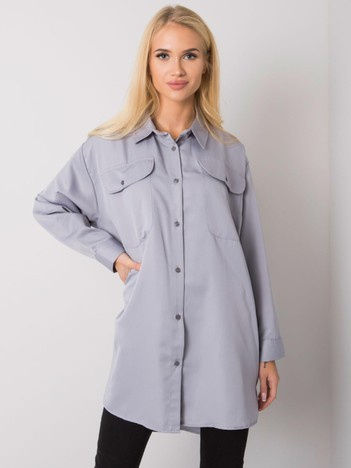 Szara koszula oversize Cathy