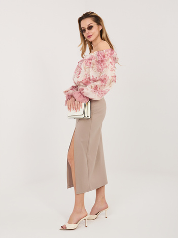 Fango ołówkowa spódnica z wysokim stanem RUE PARIS