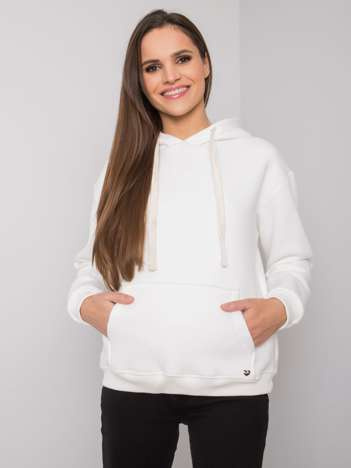 Ecru damska bluza kangurka Georgie