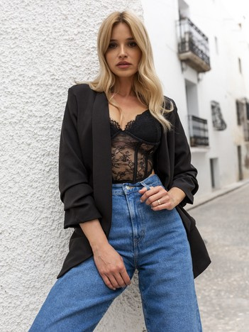 Czarna damska marynarka Adela