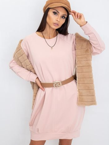 Brudnoróżowa sukienka Cristine