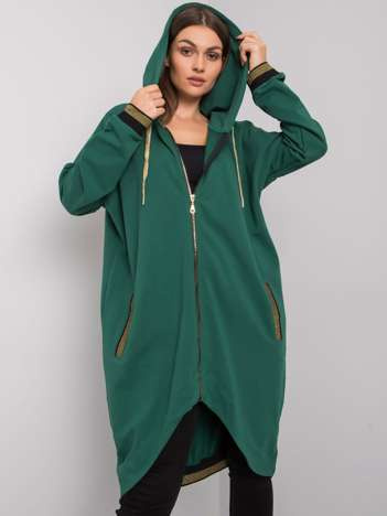 Ciemnozielona bluza rozpinana Alissa