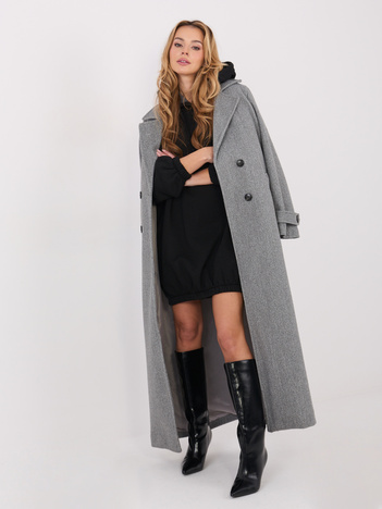 Czarna dresowa sukienka oversize z kieszeniami